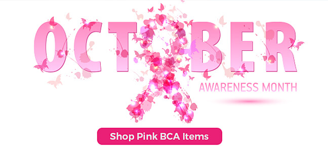 Click Here to shop Pink Breast Cancer Items for Breast Cancer Awareness Month
